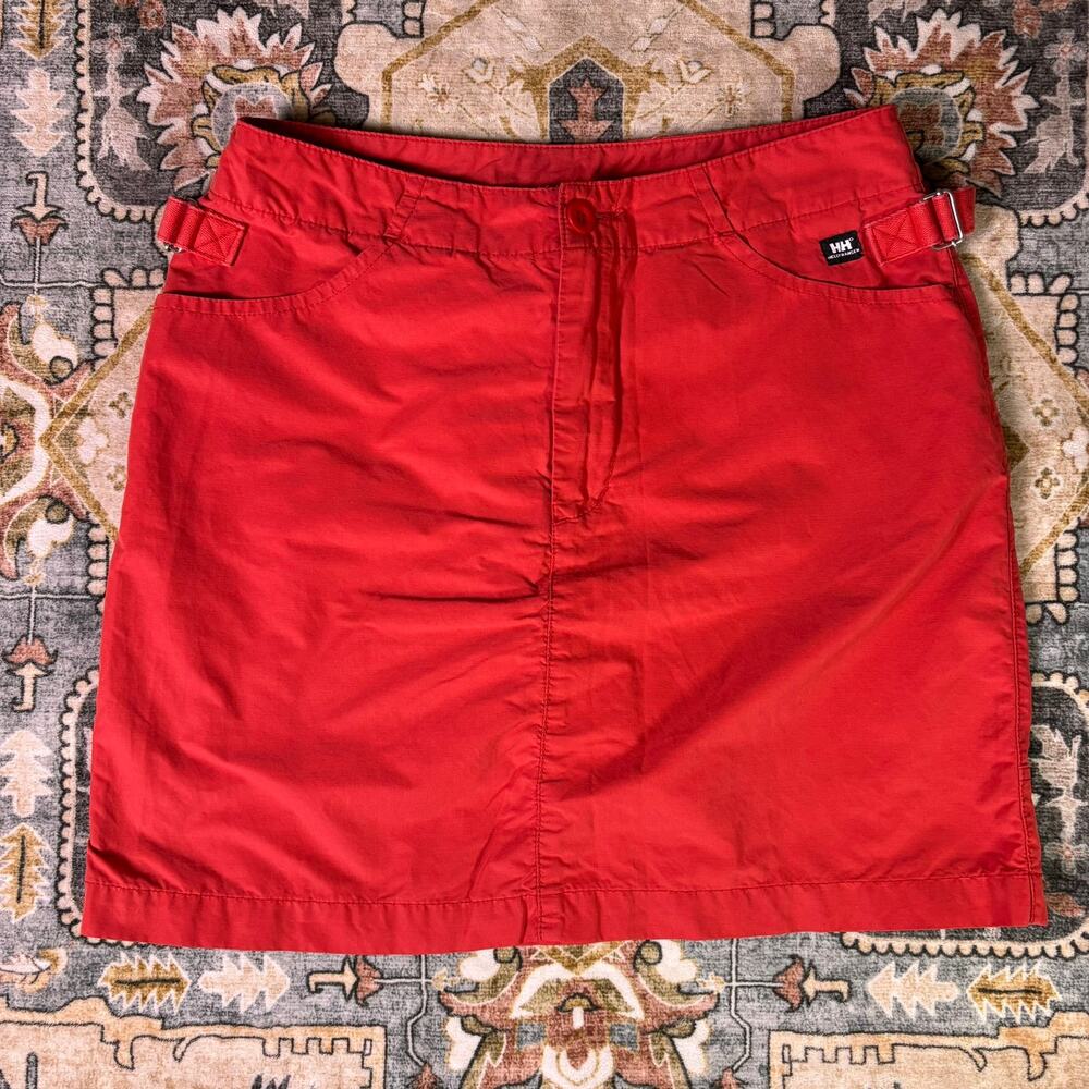 Helly Hansen cargo athletic skirt red women’s outdoor hiking size medium